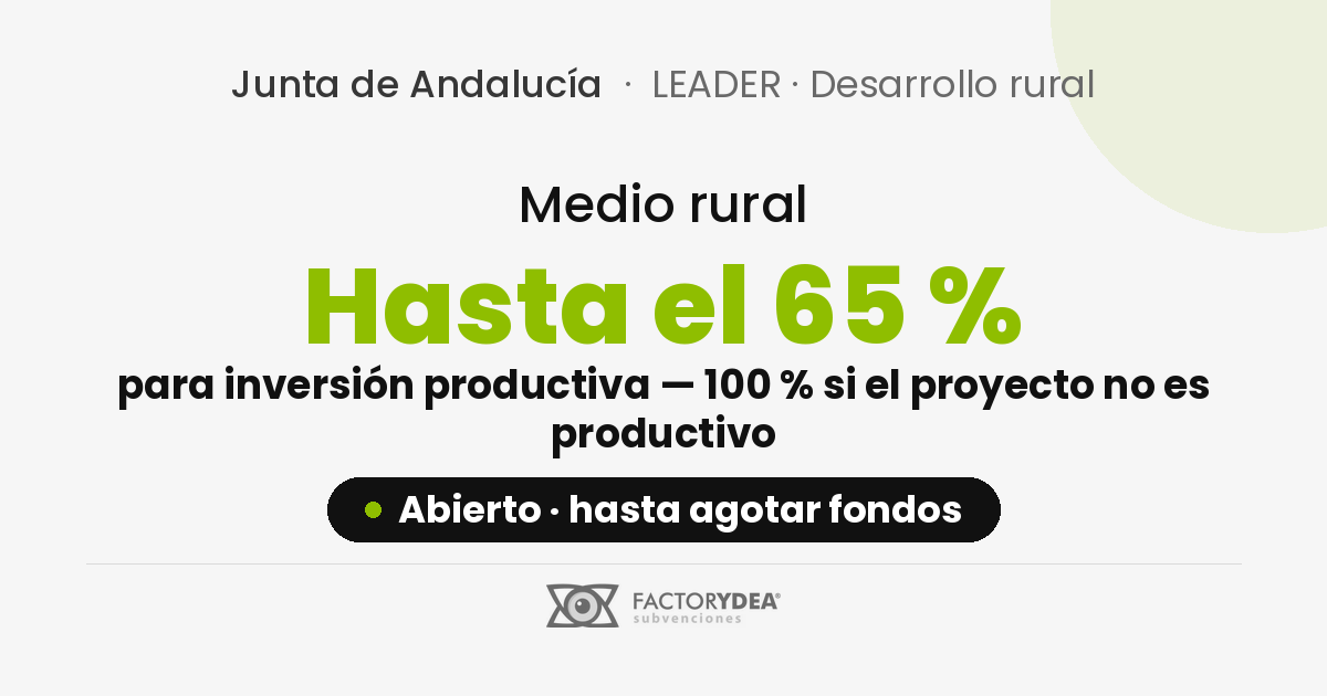 ayudas leader 2026 subvenciones desarrollo rural andalucia 2 - Home