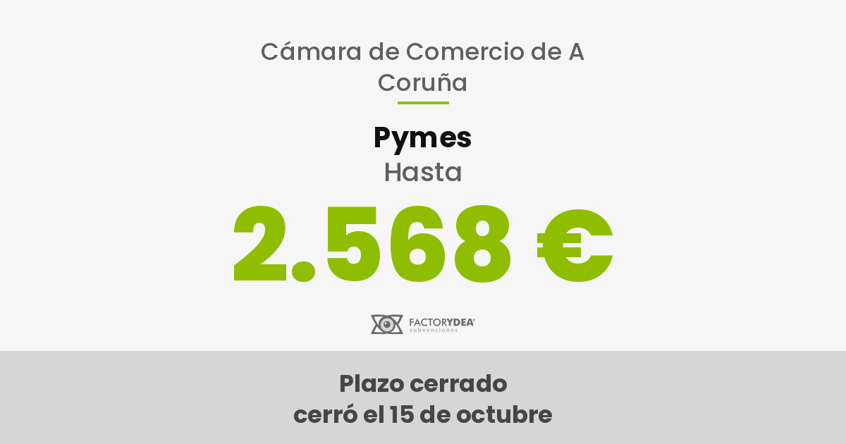 ayudas pyme cibersegura 2026 a coruna - Subvenciones y ayudas para empresas y aut&oacute;nomos